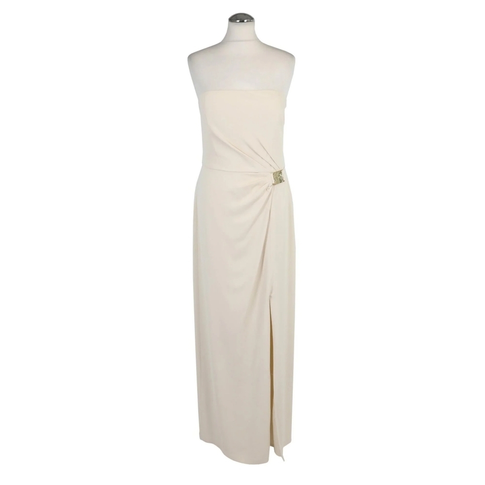 Ralph Lauren Elegant Cream Maxi Skirt